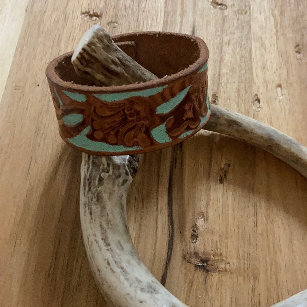 Tooled Leather Bracelet